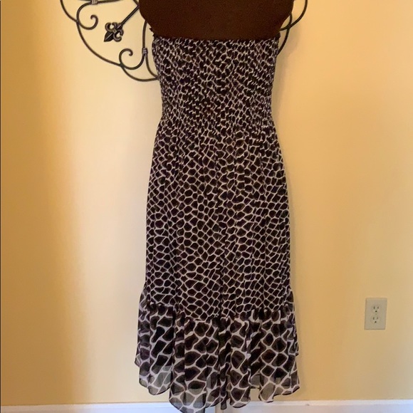 WHBM strapless summer dress sz 12 with scarf - Picture 2 of 4